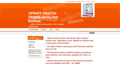 Desktop Screenshot of opravy-oprava-pracek-servispraha.cz