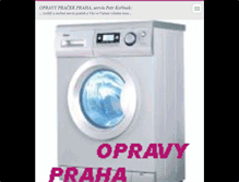 Tablet Screenshot of opravy-oprava-pracek-servispraha.cz